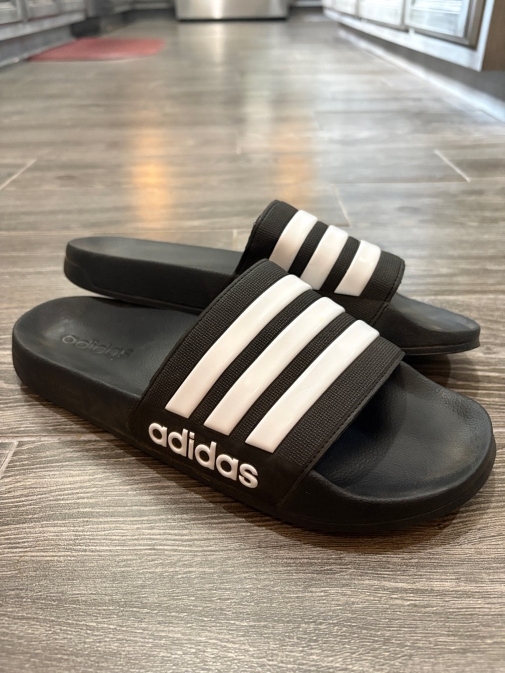 Adidas Black Slides